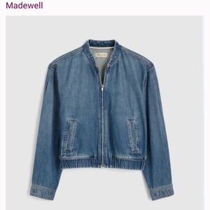 Madewell Denim Bomber Jacket